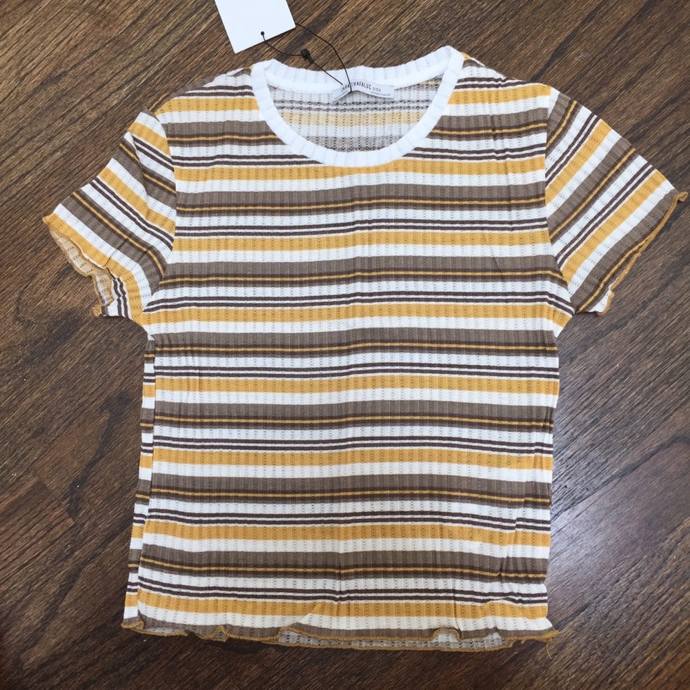 Striped Cotton Lightweight T-Shirt